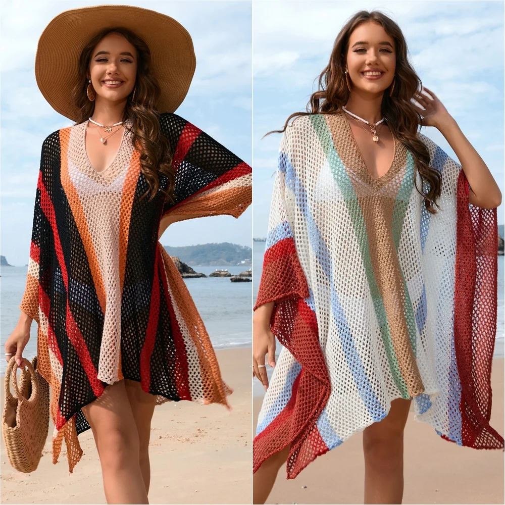 Luminous Sands Openwork Coverup - Black